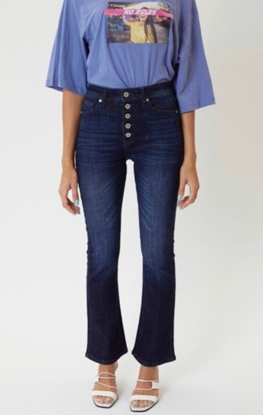 Dark Wash Petite Flare