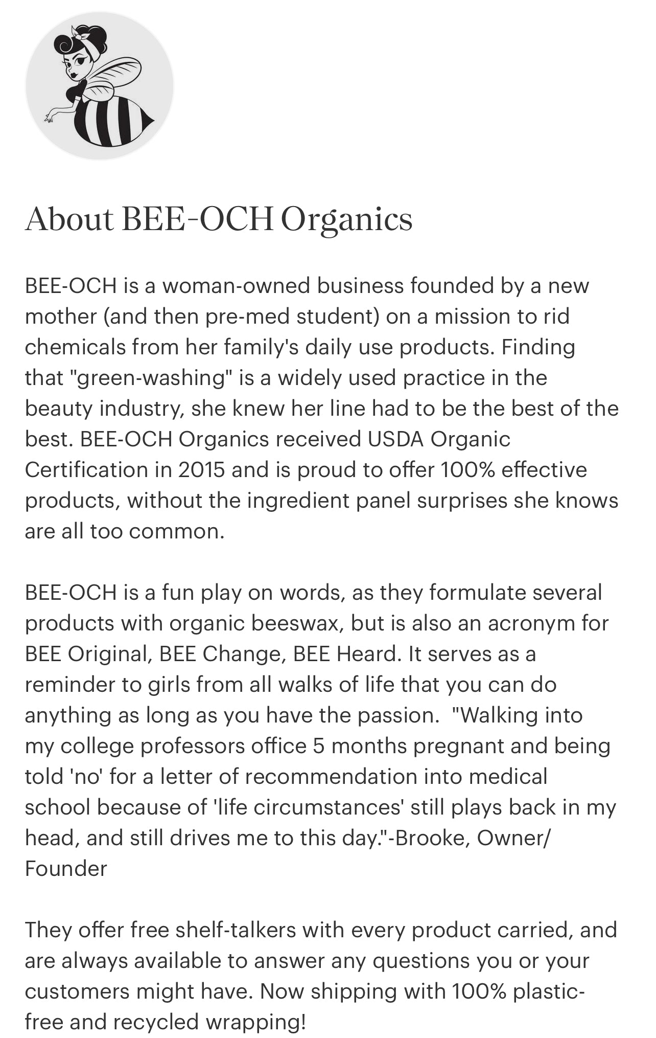 BEE-OCH Organic Lip Balm