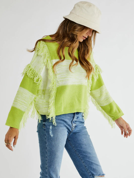 Lime Knit Sweater